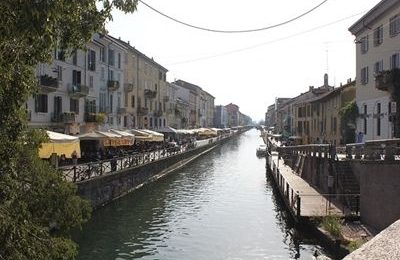 Canals (navigli) in Milan